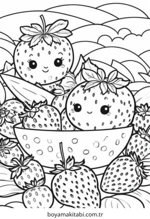 Çilek Boyama