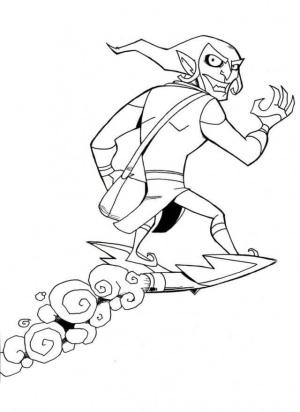 Cin boyama sayfası,  coloring page, Uçan Cin, 