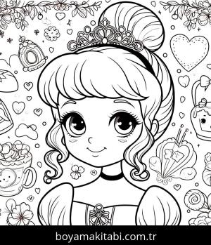 Cinderella boyama sayfası,  coloring page, , 