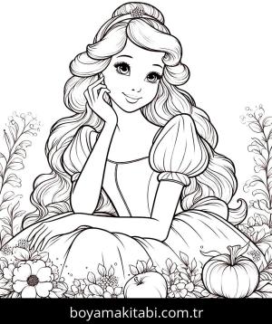 Cinderella boyama sayfası,  coloring page, , 