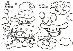 Cinnamoroll boyama sayfası,  coloring page, Sevimli Cinnamoroll Çiz, 