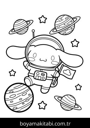 Cinnamoroll boyama sayfası,  coloring page, 