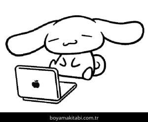 Cinnamoroll boyama sayfası – keyifli zaman, renkli çizimler