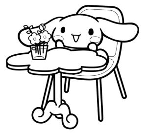 Cinnamoroll boyama sayfası,  coloring page, Sevimli Cinnamoroll’u çiz, 