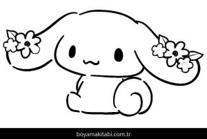 Cinnamoroll boyama sayfası – PDF indir, sevimli karakter