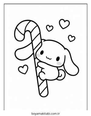 Cinnamoroll boyama sayfası – eğlenceli etkinlik, el becerilerini geliştirir