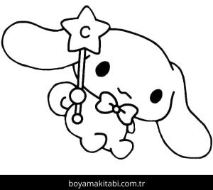 Cinnamoroll boyama sayfası – yaratıcılığı geliştirir, keyifli zaman