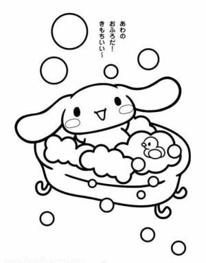 Cinnamoroll boyama sayfası,  coloring page, Ücretsiz Cinnamoroll Resmini Çiz, 