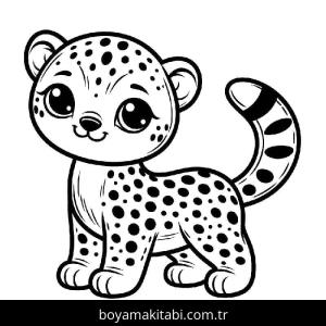 Çita boyama sayfası – okul öncesi, evde etkinlik