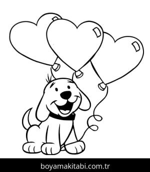 Clifford boyama sayfası – boyama etkinliği, çocuk aktivitesi