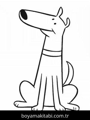 Clifford boyama sayfası – kolay boyama, eğitici aktivite