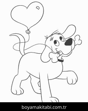 Clifford boyama sayfası – ücretsiz yazdır, boyama etkinliği