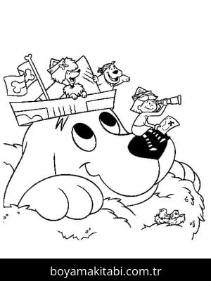 Clifford boyama sayfası – boyama çalışması, yaratıcılığı geliştirir