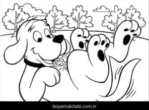 Clifford boyama sayfası – sanatsal çalışma, çocuklar için
