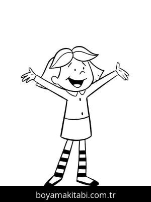 Clifford boyama sayfası – PDF indir, sevimli karakter