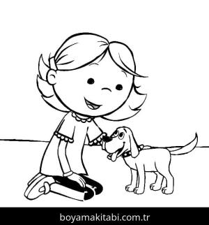 Clifford boyama sayfası – sanatsal çalışma, çocuklar için