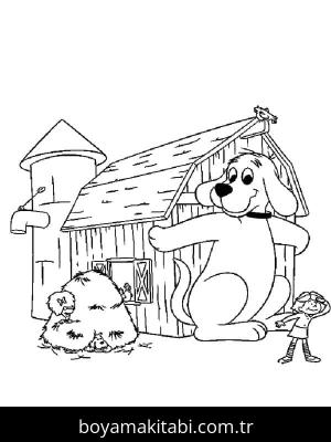 Clifford boyama sayfası – çocuk aktivitesi, PDF indir