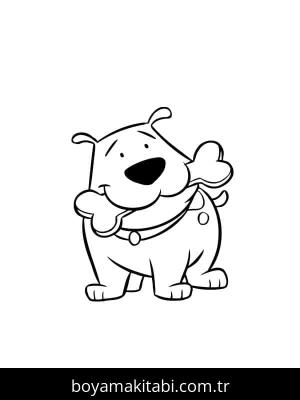 Clifford boyama sayfası – çizgi film temalı, basit çizim