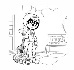 Coco boyama sayfası,  coloring page, Güzel Miguel, 