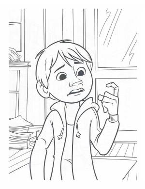 Coco boyama sayfası,  coloring page, Disney Coco, 