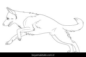 Çoban Köpeği boyama sayfası – yaratıcılık, eğlenceli etkinlik