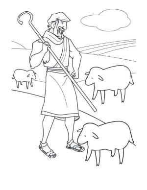 Çoban boyama sayfası,  coloring page, Çizim çoban yazdırabilir, 