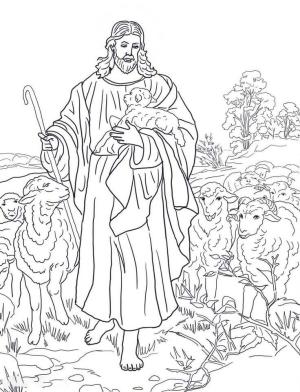 Çoban boyama sayfası,  coloring page, Çoban 10, 