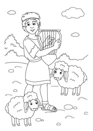 Çoban boyama sayfası,  coloring page, Çoban 11, 