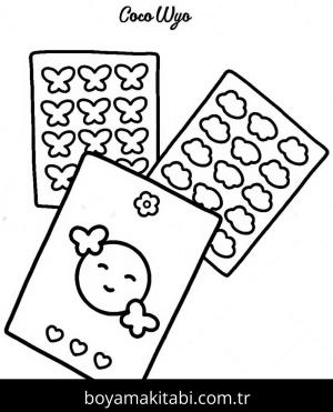 Coco Wyo boyama sayfası – çizgi film temalı, basit çizim