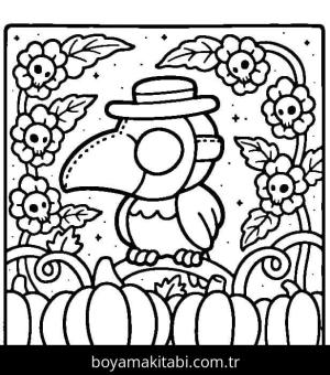 Coco Wyo boyama sayfası – kolay boyama, eğitici aktivite