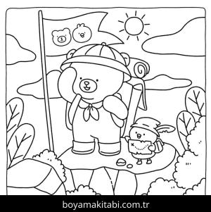 Coco Wyo boyama sayfası – kolay boyama, eğitici aktivite