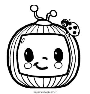 CoComelon boyama sayfası – keyifli zaman, renkli çizimler