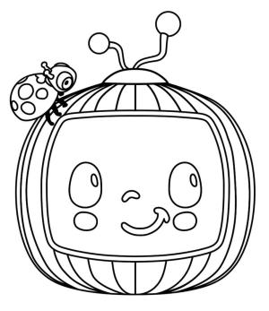 CoComelon boyama sayfası,  coloring page, Logo Cocomelon boyama sayfası, 