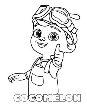 CoComelon boyama sayfası,  coloring page, Tomtom Cocomelon boyama sayfası, 