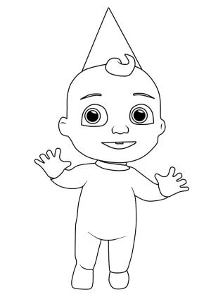 CoComelon boyama sayfası,  coloring page, Perky Jay – Jay coloring page, 