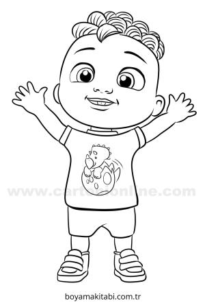 CoComelon boyama sayfası – yaratıcılık, eğlenceli etkinlik