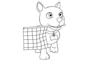 CoComelon boyama sayfası,  coloring page, Köpek Cocomelon boyama için resim., 