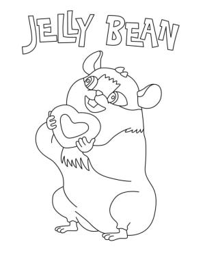 CoComelon boyama sayfası,  coloring page, Jelly Bean Cocomelon boyama sayfası, 