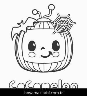 CoComelon boyama sayfası – çizgi film temalı, basit çizim