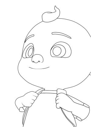 CoComelon boyama sayfası,  coloring page, Küçük Johnny Okula Gidiyor boyama oyunu, 