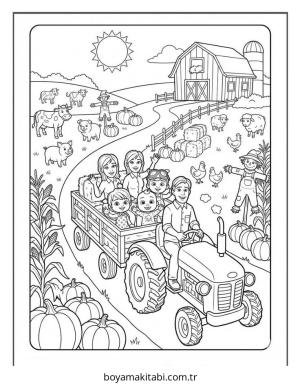 CoComelon boyama sayfası – eğitici aktivite, yaratıcılık