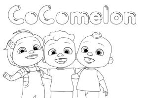 CoComelon boyama sayfası,  coloring page, CoComelon boyama sayfası, 