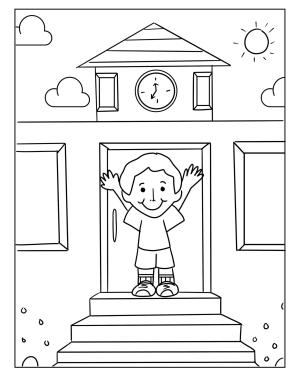 Çocuklar boyama sayfası,  coloring page, Çocuk, Okula Dönüş, 