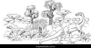 Coelophysis Dinazor boyama sayfası,  coloring page, , Euparkeria And Coelophysis