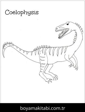 Coelophysis Dinazor boyama sayfası,  coloring page, , Coelophysis Dinosaurs 1