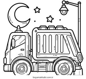 Çöp Kamyonu Boyama