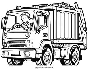 Çöp Kamyonu Boyama