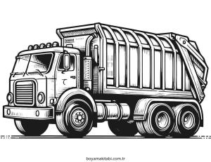 Çöp Kamyonu Boyama