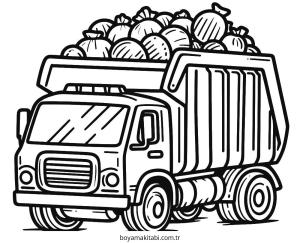 Çöp Kamyonu Boyama