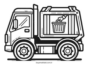 Çöp Kamyonu Boyama